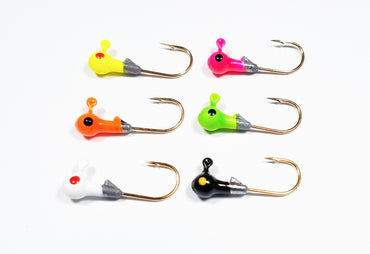  AGadget Fishing Jigs Lead Head Hooks Set Soft Plastic